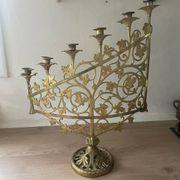 Chandelier en bronze doré, fin XIXème