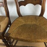 Pair of mulched chairs