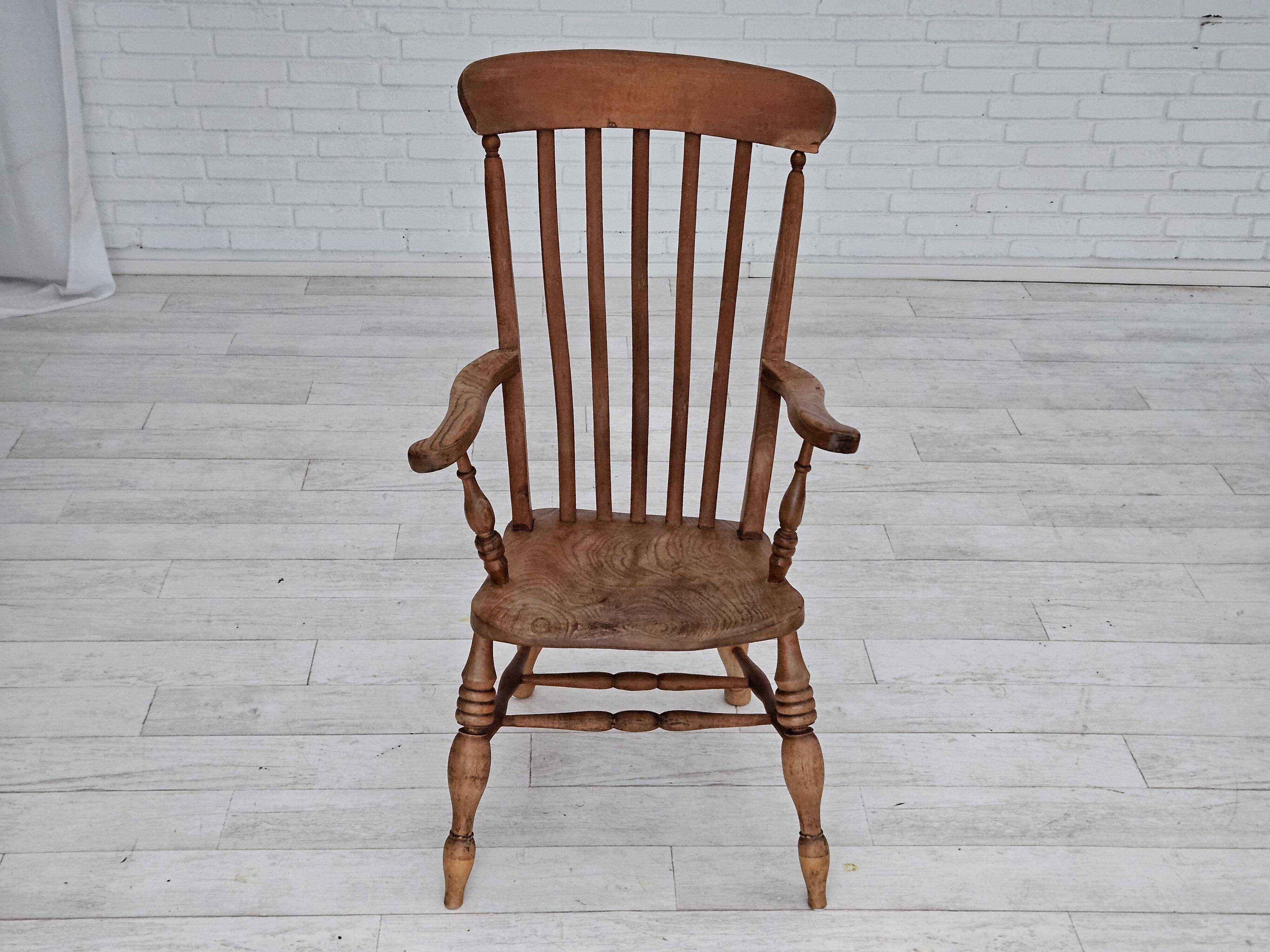 1950s, Scandinavian design, wood armchair, ash wood, oak wood.