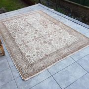 Tapis Oushak beige anatolien au sol sku 2781