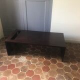 Rectangular wooden coffee table