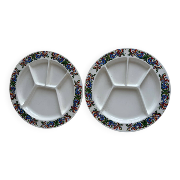 2 plats à compartiments Villeroy et Boch