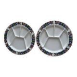 2 compartment dishes Villeroy and Boch