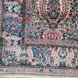 Antique Handmade Middle Eastern Kerman Rug 3.9' x 6.9' (120 cm x 211 cm), 1920s - 1L15