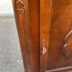 2-part corner display cabinet, English Victorian mahogany, 20th century