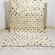 Tapis style berbere a pois 260 x 177 cm