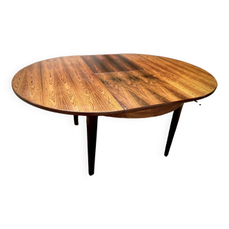 Danish Rosewood Folding Dining Table, 1960s