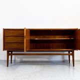 Vintage Walnut Sideboard From Bfm, Poland, 1960s