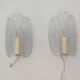 Pair of wall lights by Carl Fagerlund for Orrefors 1970s