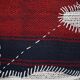 Hand Woven Tribal Wall Hangin, Boho Textile Art, 103x106 Cm