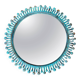 Miroir soleil vintage en bronze
