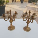 Paire de chandeliers