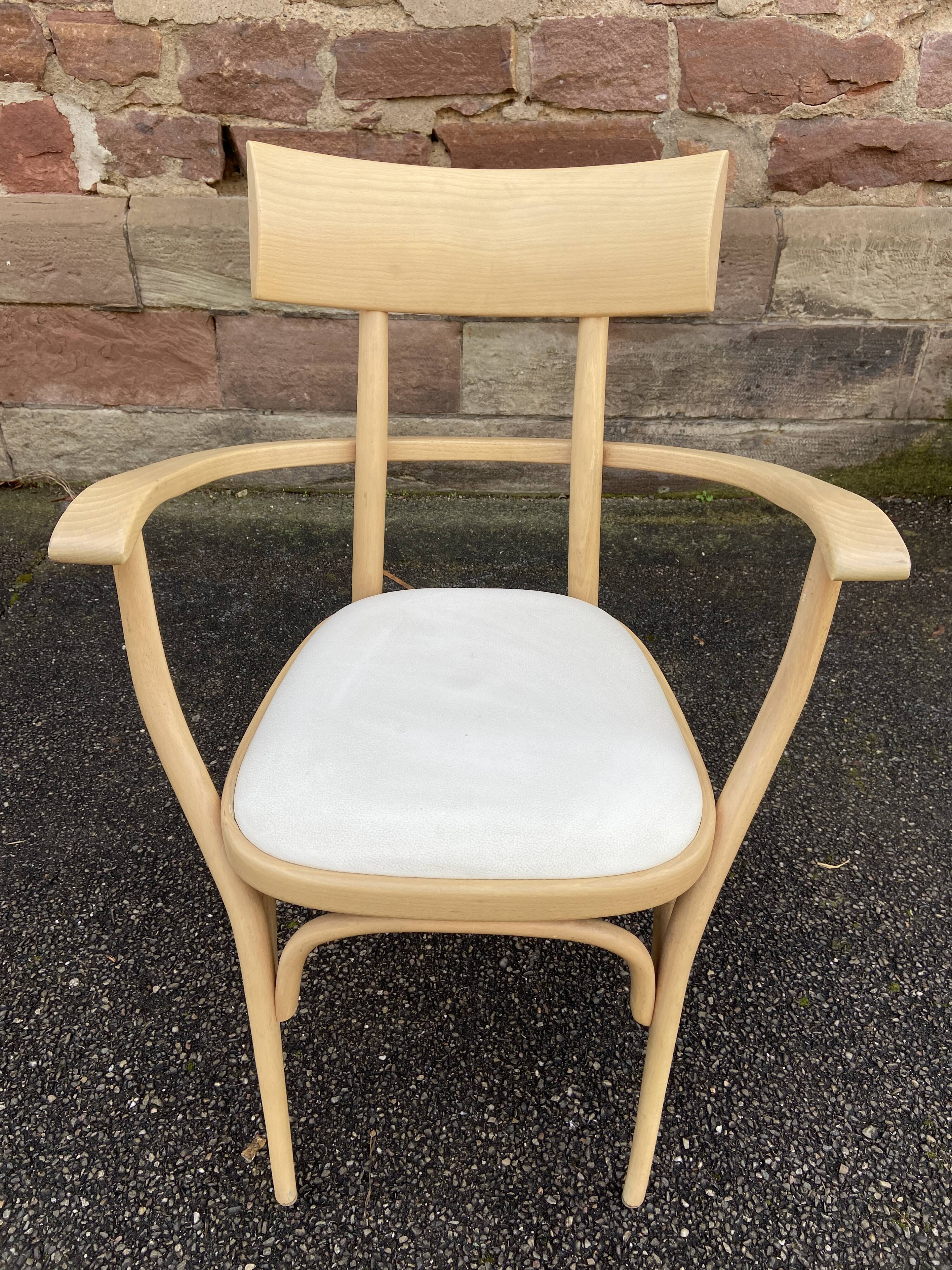 Viennese armchair Thonet curved wood Hermann Czech 2011