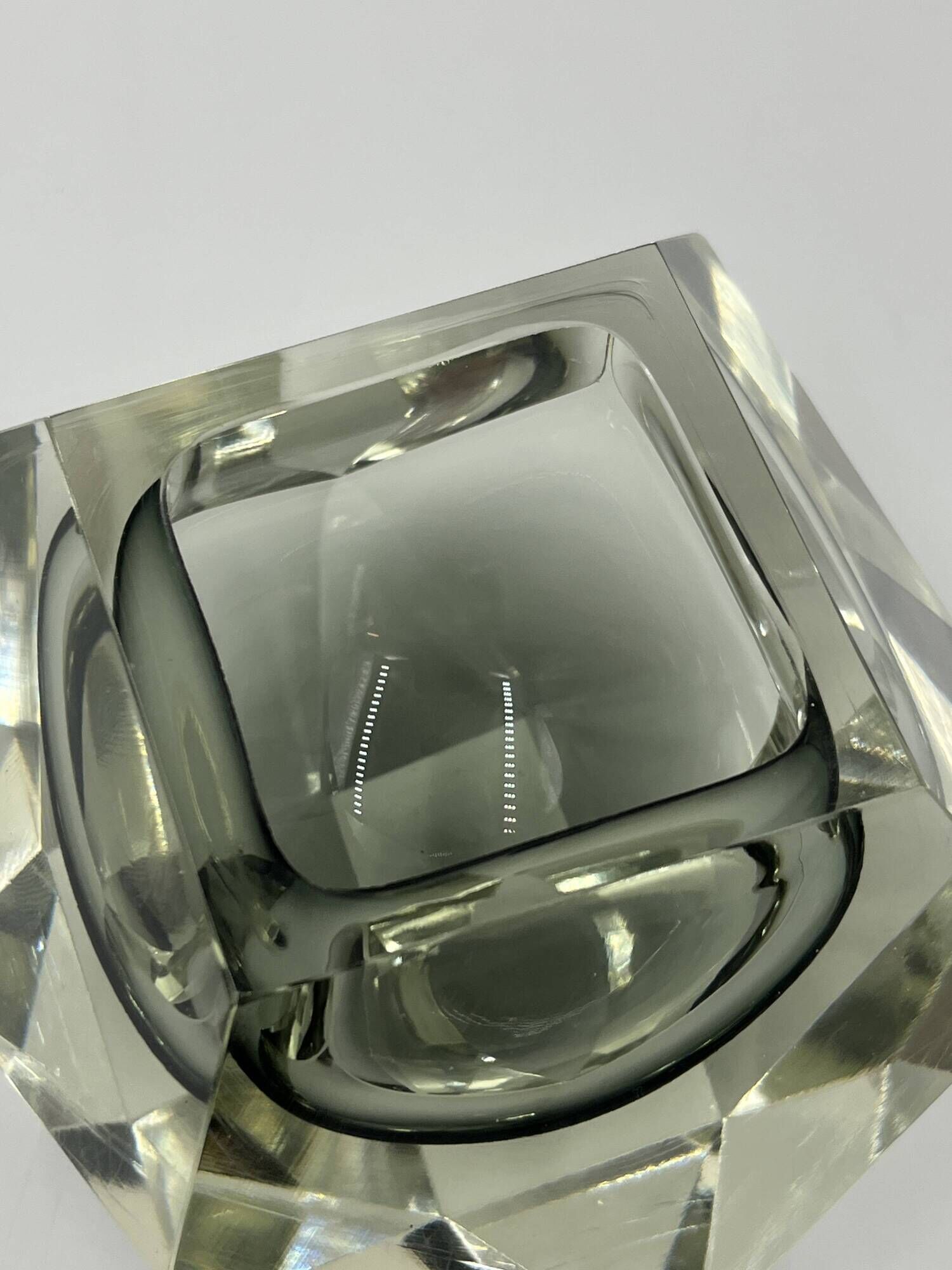 Diamond Ashtray Murano Flavio Poli