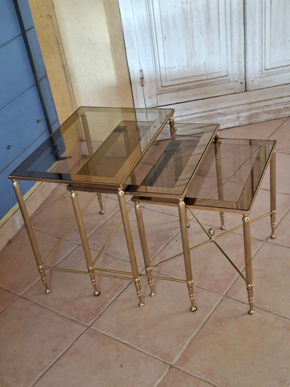 Vintage nesting tables