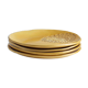 Blanca safran L - set de 4 assiettes