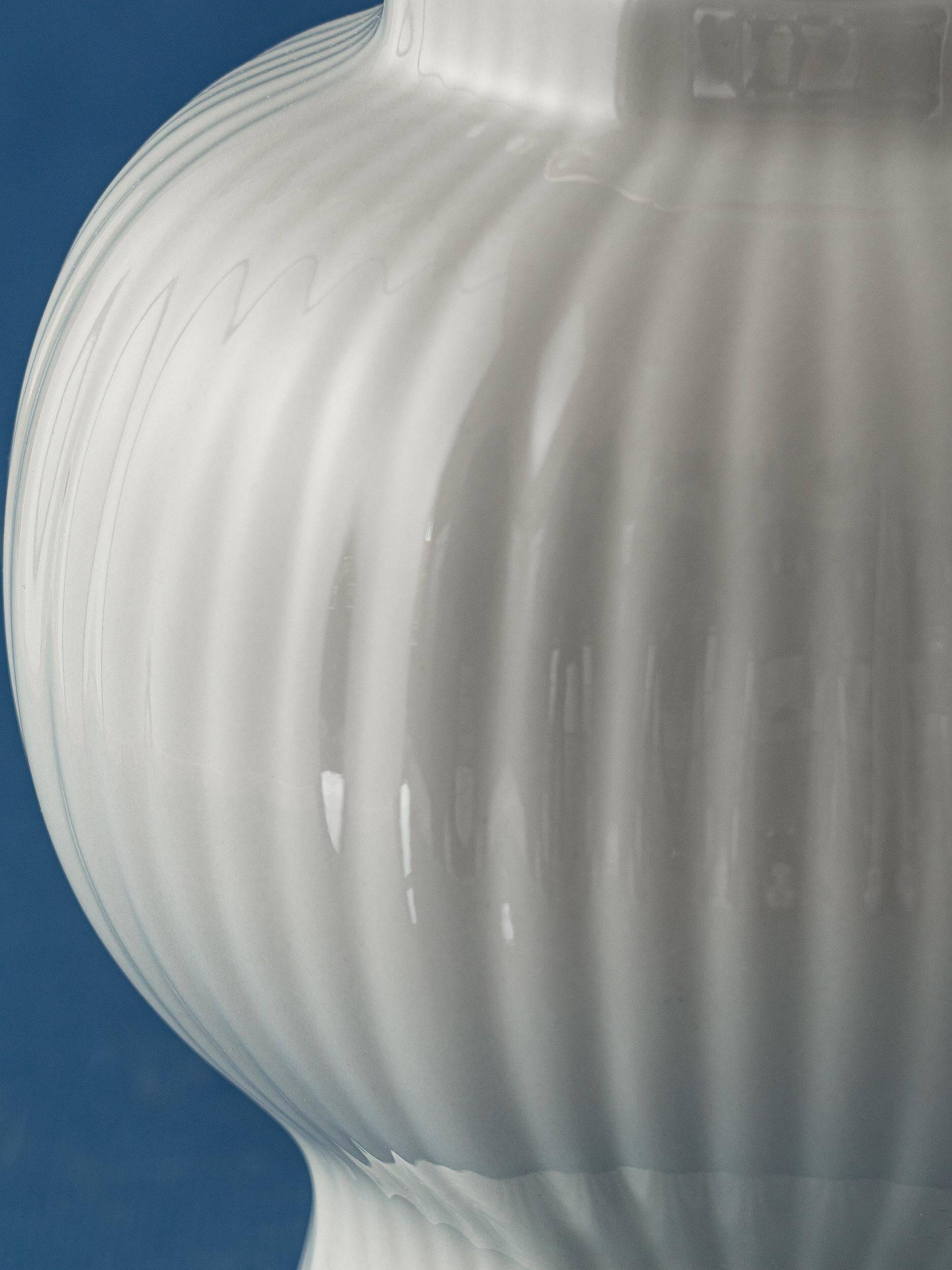 Royal Delft blue and white ceramic table lamp, handmade in the Netherlands, made to order.