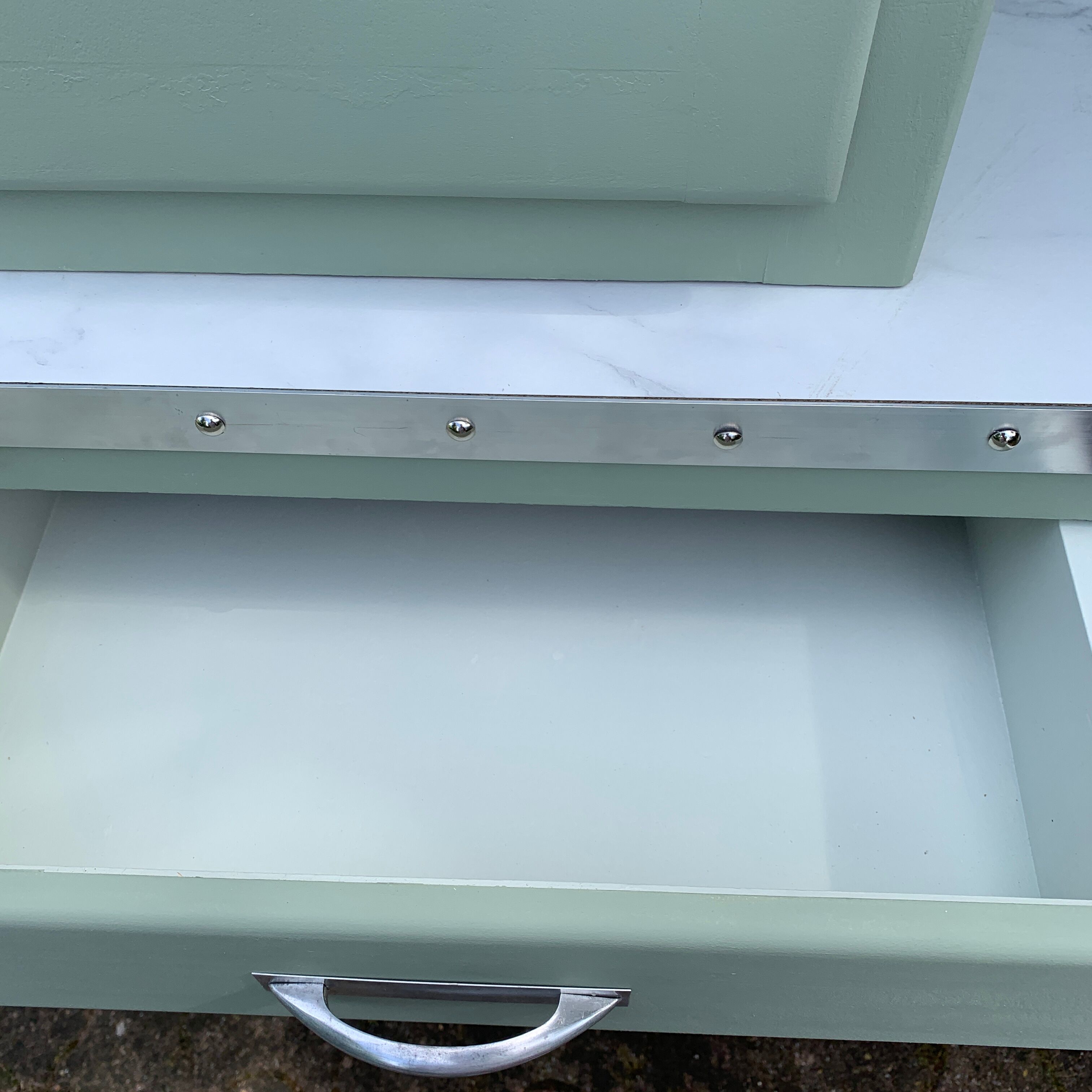 Restored mado buffet with bottle lockers