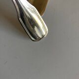 Set de 6 fourchettes, 6 cuillères, 6 petites cuillères modernistes en métal argenté