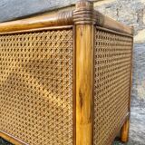 Large vintage cane planter