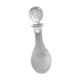 Crystal and glass wine decanter