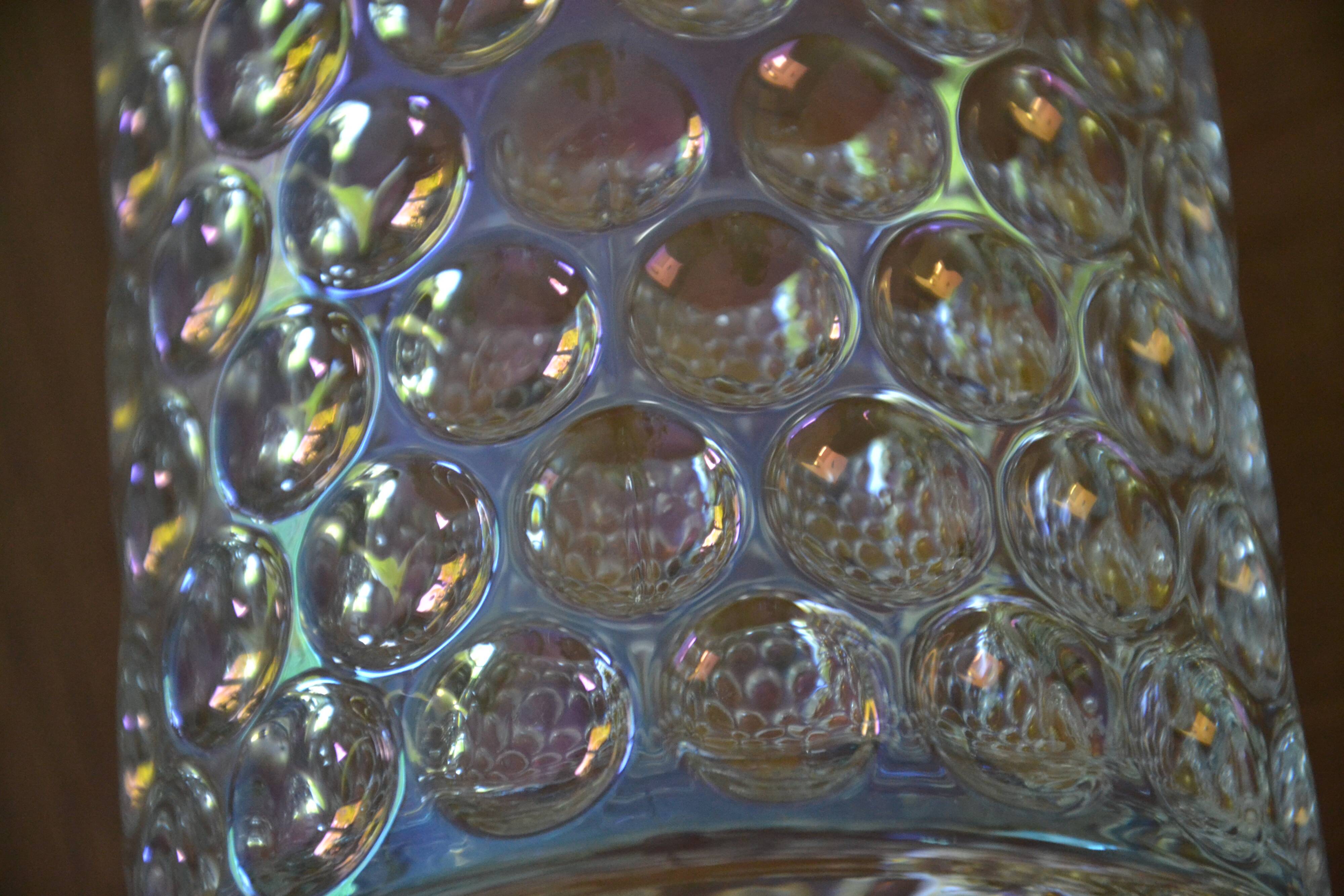 Molded-pressed glass jar/candy dish