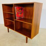 Vintage Danish mid-century retro rosewood bookcase 1960s