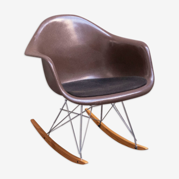 Rocking chair Seal Brown by Charles & Ray Eames - Herman Miller