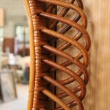 Bonacina Rattan Mirror