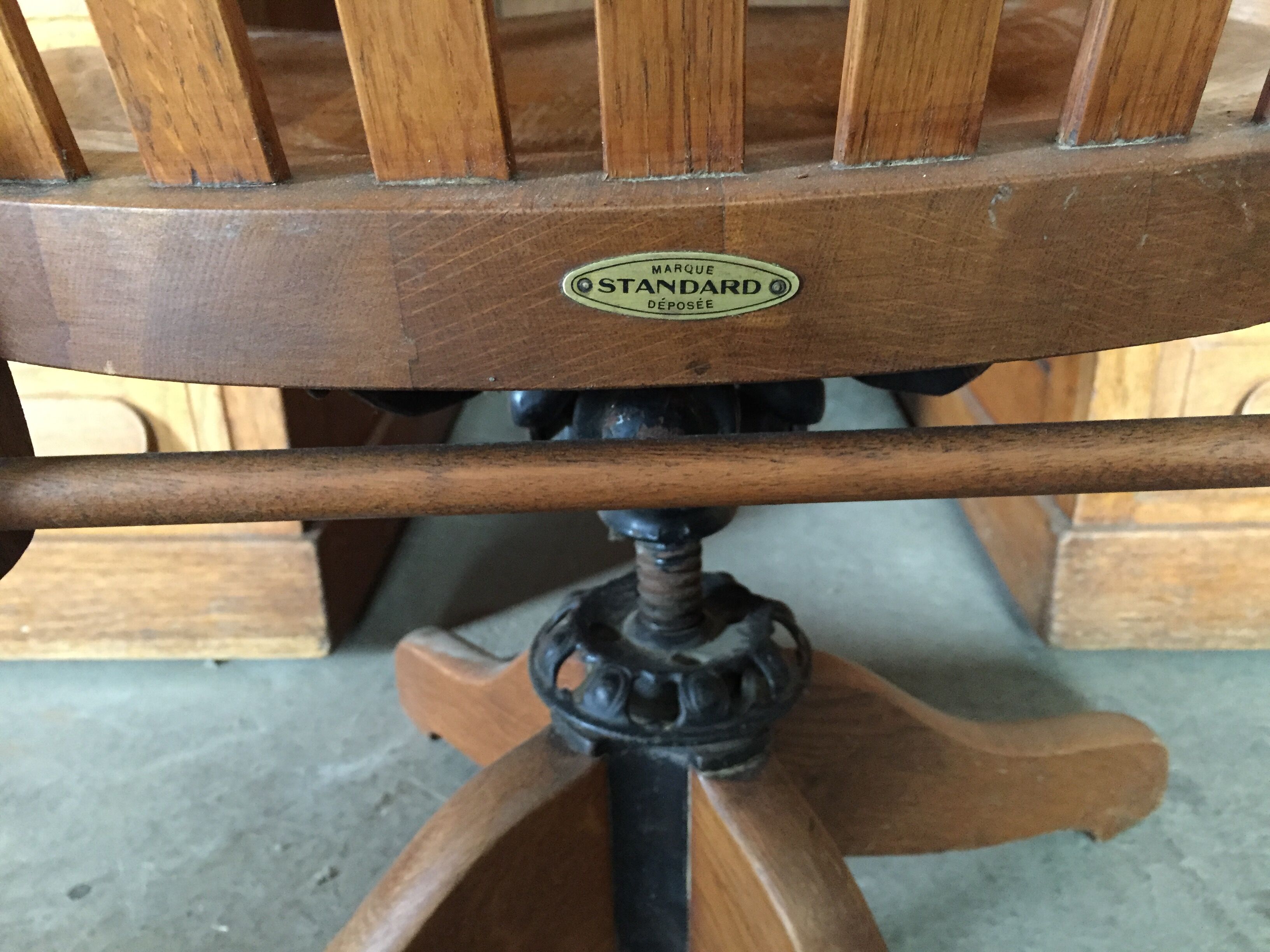 Fauteuil de bureau américain marque Standard