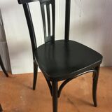 Suite of 6 old bistro chairs