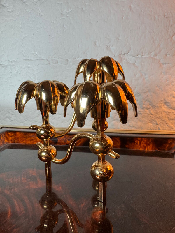 Chandelier Palm Nagel années 70