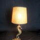 Vintage brass seahorse lamp