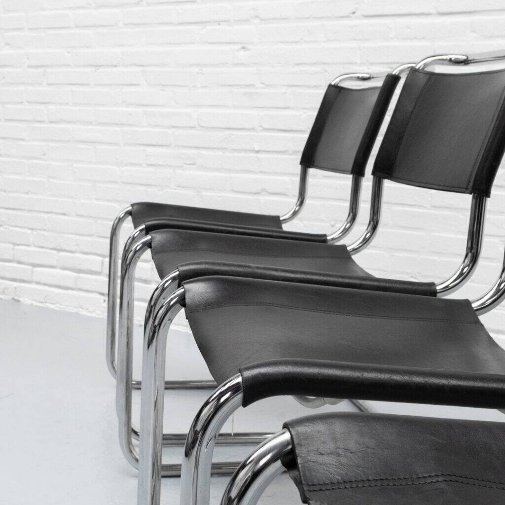 Mart Stam S33 dining chair set Thonet