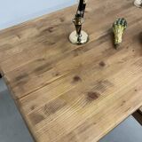 Farm table desk turned legs