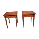 Pair of sofa ends