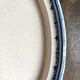 Moustiers hollow oval dish in glazed earthenware