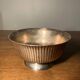 Silver metal stand bowl