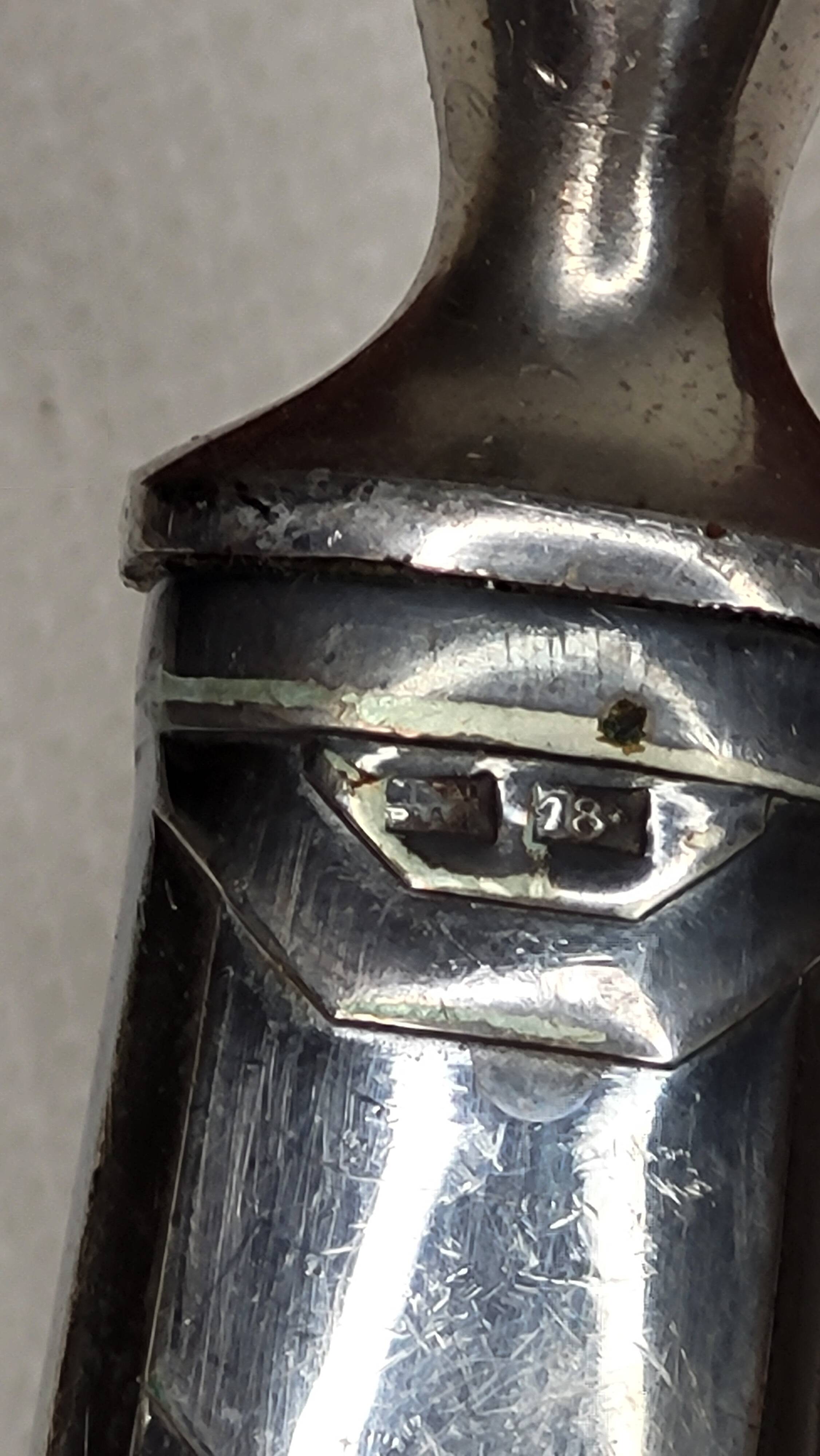 Art Deco silver plated lamb cutlery