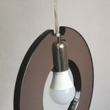 Hanging lamp ring orbit plexiglass chrome 70