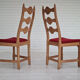 Paire de chaises par 1960