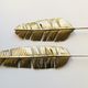 Lot de 2 plumes en laiton