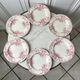 Set of 6 dessert plates Terre de Fer Lunéville model Griffon late nineteenth