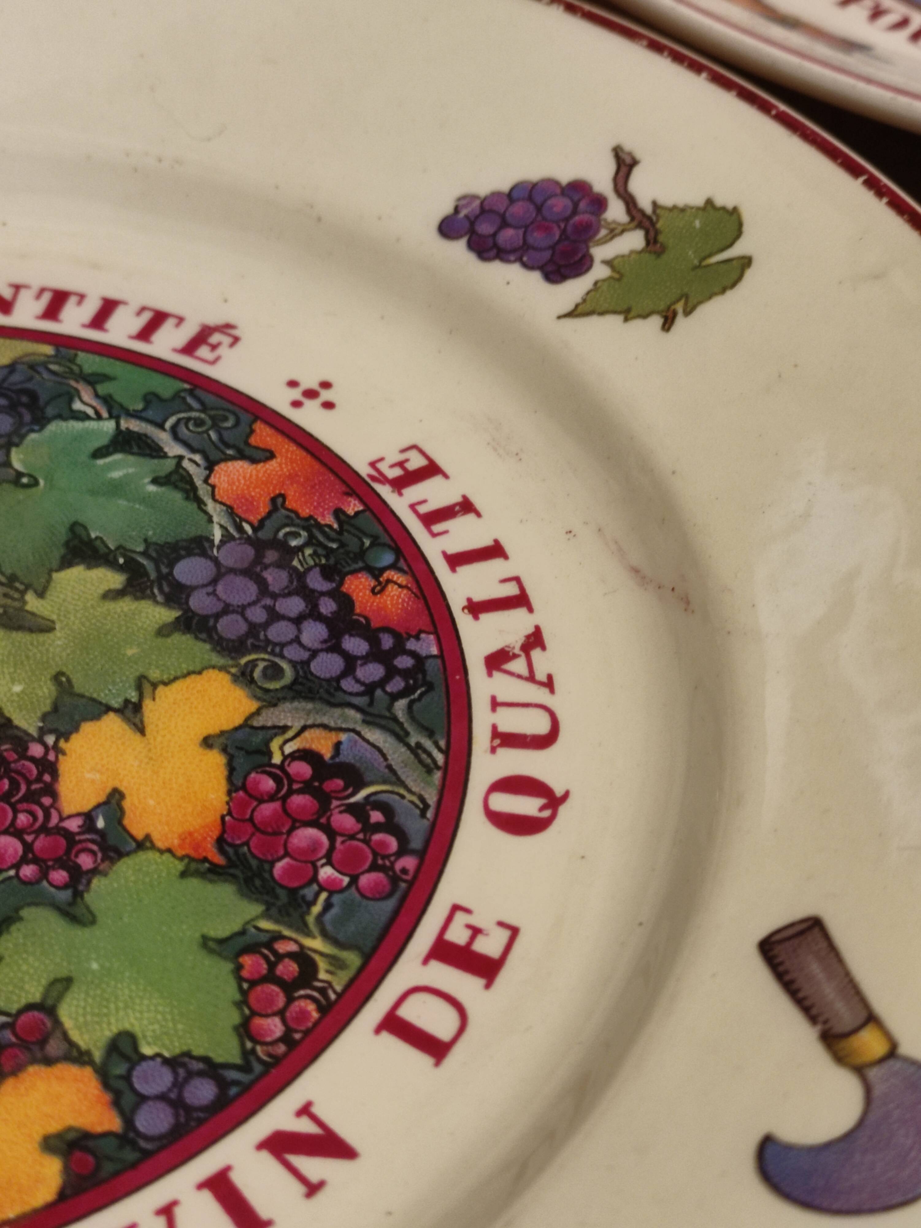 Lunéville 7 flat plates Potash by Hansi