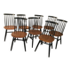 Lot de 8 chaises Tapiovaara vintage scandinave