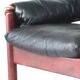 Vintage Scandinavian leather sofa