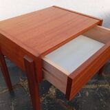 Pair of Scandinavian teak bedside tables