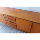 Scandinavian teak row circa 1960