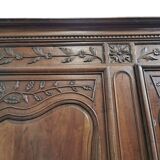 Louis XIV Style Wardrobe in Walnut 19th Century