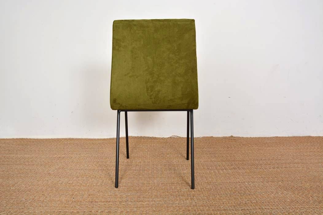Set of 6 Paulin chairs model CM 145 produced by Meubles TV in 1954